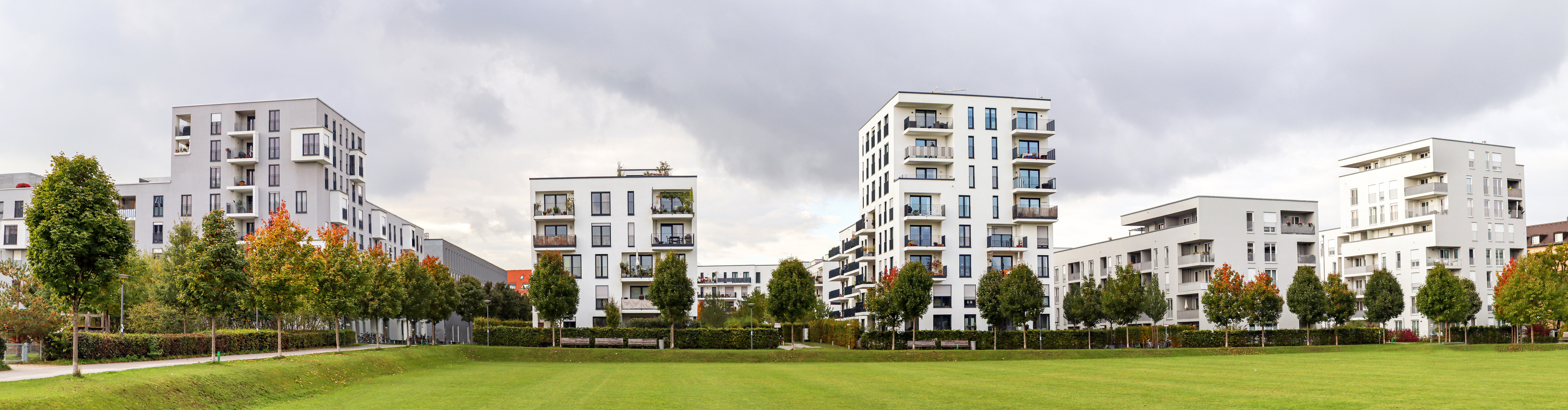 Logements en vue panoramiques