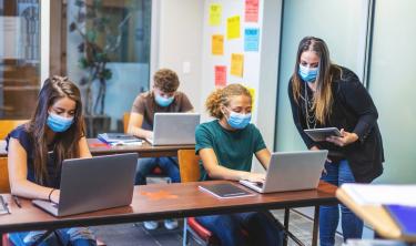 Traitement de l'air dans une école