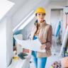 femme sur chantier