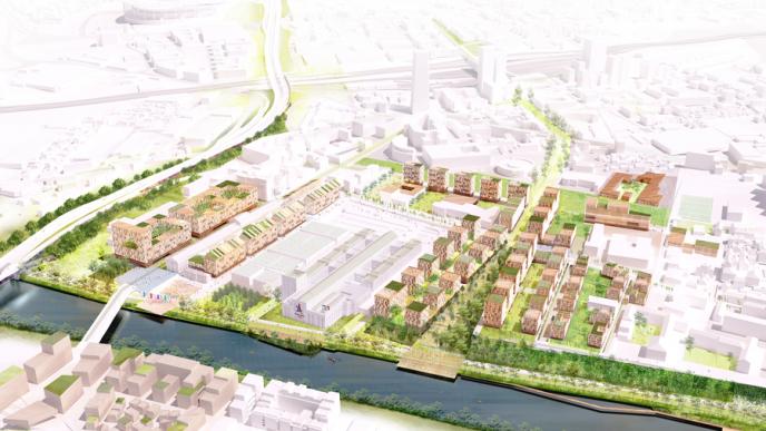 Pleyel_plan d'ensemble ©Dominique Perrault Architecture