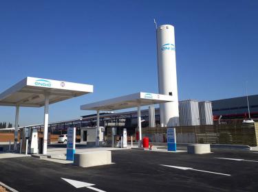 Photo d'une Station de Gaz Naturel pour Véhicules ENGIE